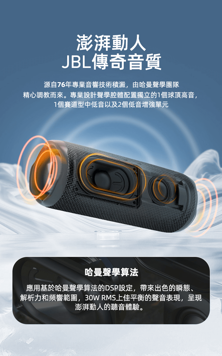 JBL Flip 6 便攜式防水藍芽喇叭 7色可選 音樂萬花筒六代 多臺串聯