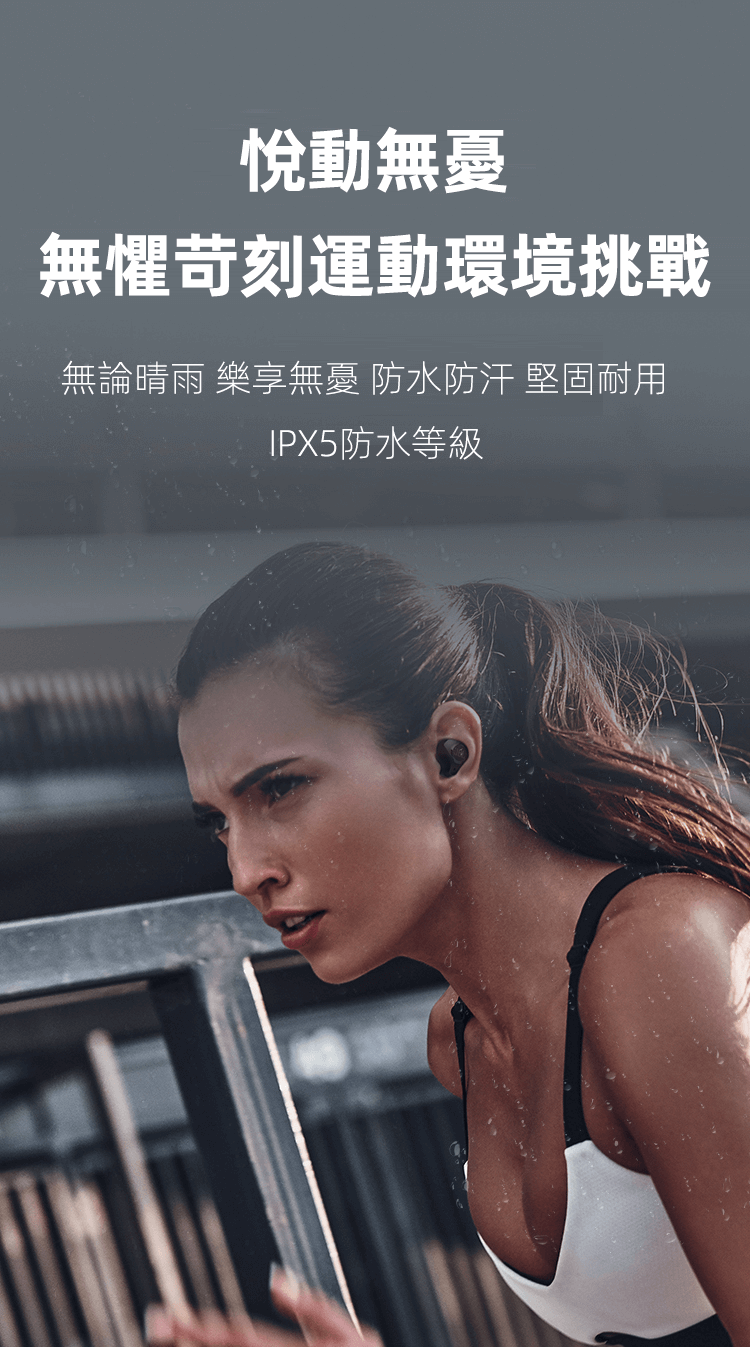 JBL CLUB PRO+TWS 無線藍芽運動耳機 主動降噪 防水防汗 黑色