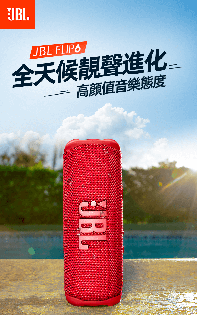 JBL Flip 6 便攜式防水藍芽喇叭 7色可選 音樂萬花筒六代 多臺串聯